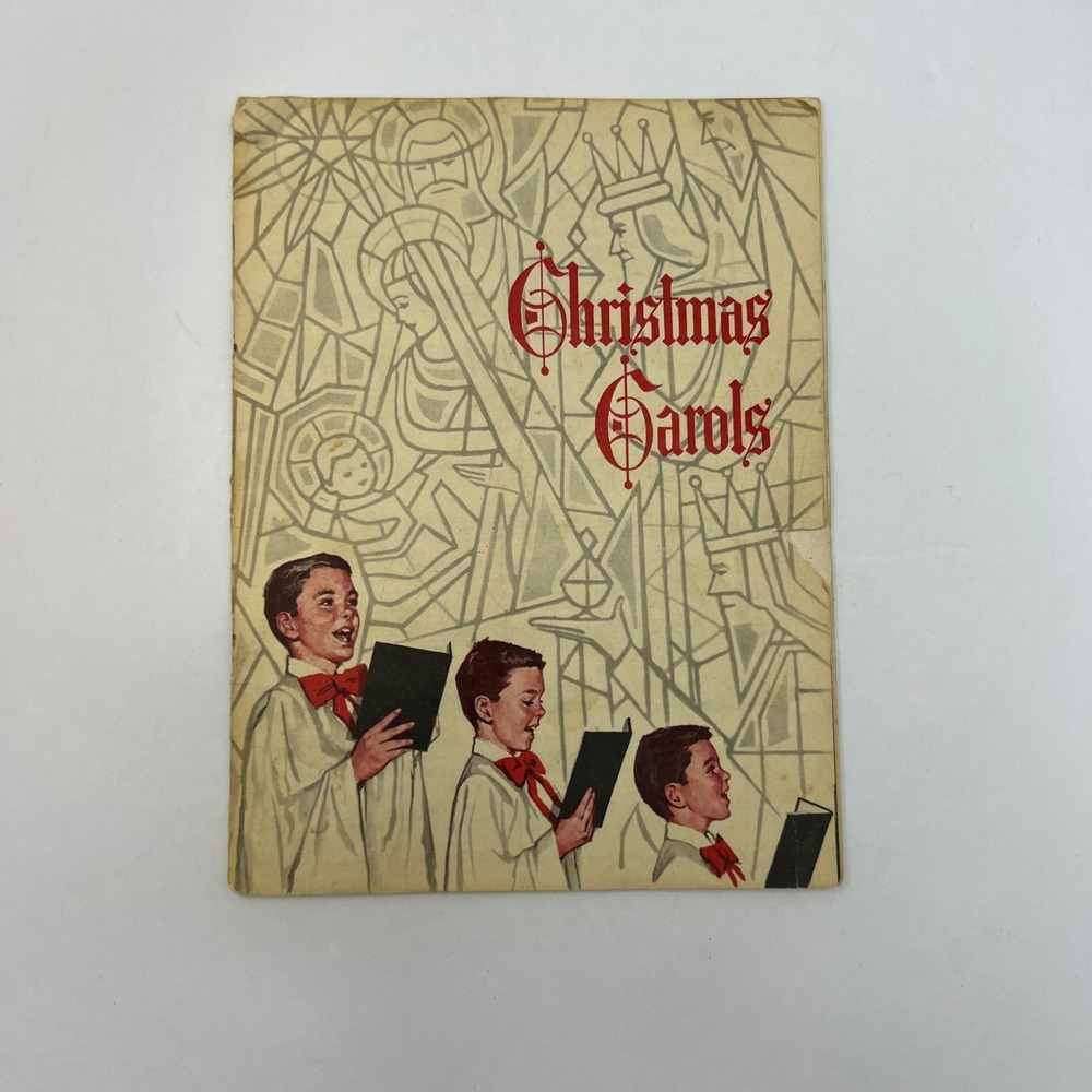 Christmas Carols Sheet Music Booklet 1960 John Hancock Mutual Life Ins Local Ad